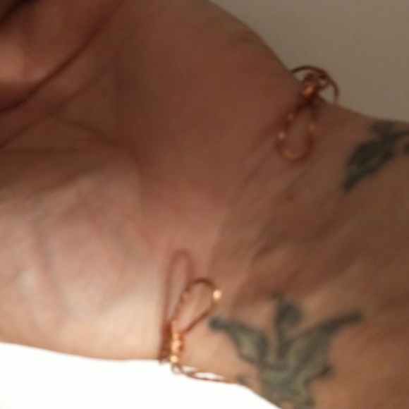 Copper twisted wire bracelet - Picture 2 of 4